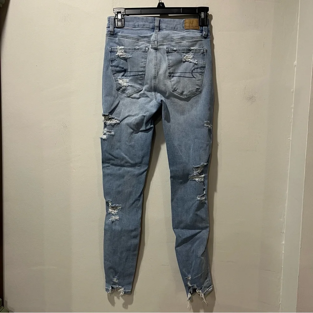 AMERICAN EAGLE The Dream Jean Mid Rise Jegging Blue Denim Jeans Women's Size‎ 2